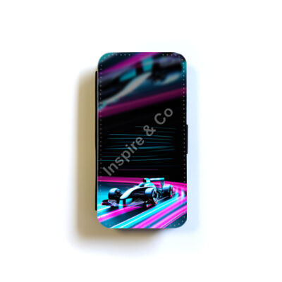 Neon f1 - iPhone Flip Cover Thumbnail