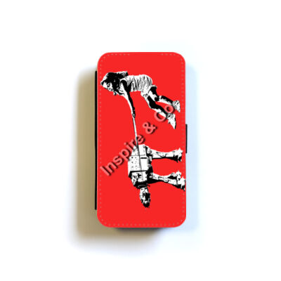 Atat Banksy Walk - iPhone Flip Cover Thumbnail