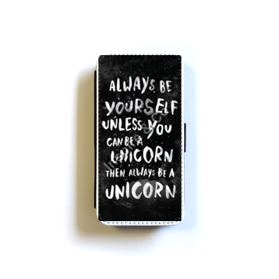 Always be yourself , unless you can be a unicorn. Then be a unicorn. (Black and white version) Thumbnail