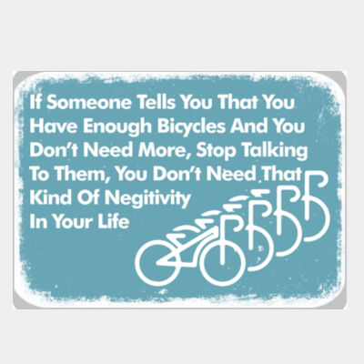 Bicycle Negativity Blue Thumbnail