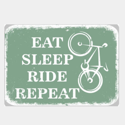 Eat Sleep Ride Repeat Green Thumbnail