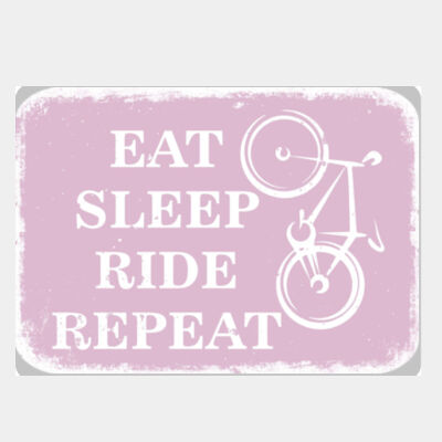 Eat Sleep Ride Repeat Pink Thumbnail