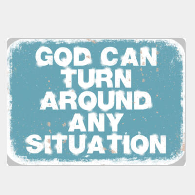 God Can Turn Around Any Situation Blue Thumbnail