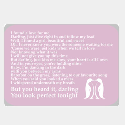 You Look Perfect Quote Pink Thumbnail