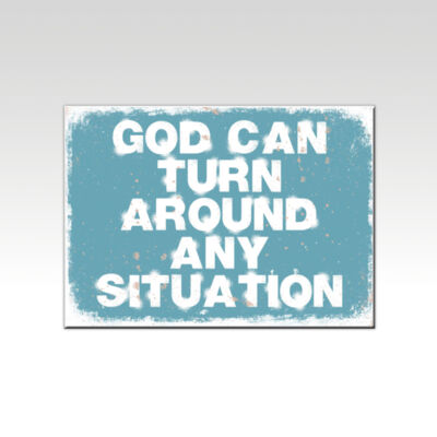 God Can Turn Around Any Situation Blue Thumbnail