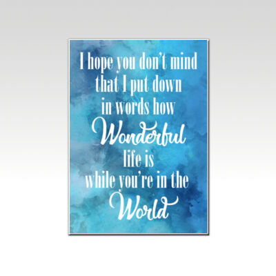 How Wonderful Life Is Thumbnail