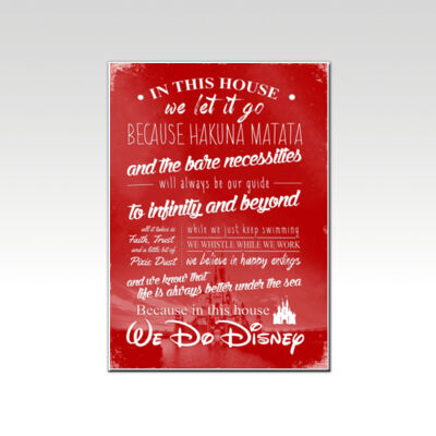 In This House... We Do Disney Red Thumbnail