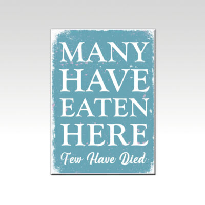 Many Have Eaten Here V1 Blue  Thumbnail