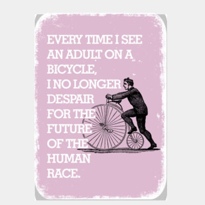 An Adult on a Bicycle Pink  Thumbnail