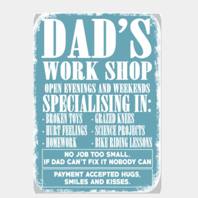 Dad's Workshop Blue  Thumbnail