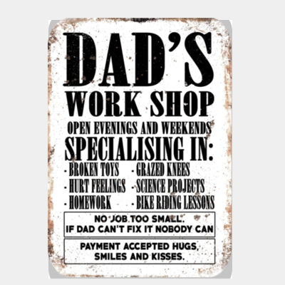 Dad's Workshop White  Thumbnail