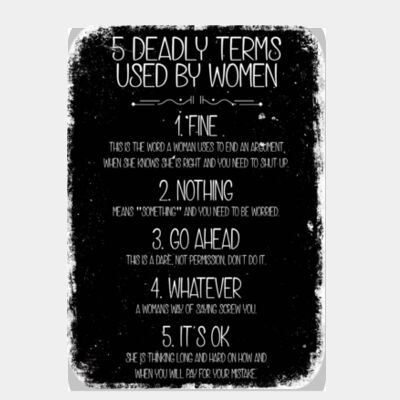 Deadly Terms Used By Women  Thumbnail