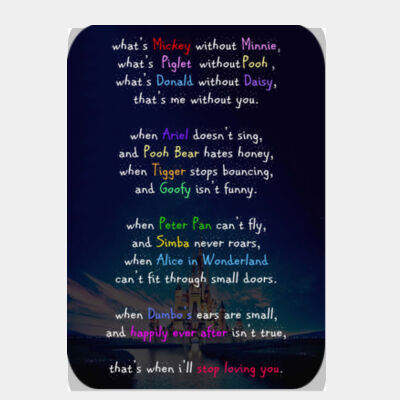 Disney Love Poem  Thumbnail