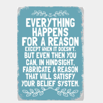 Everything Happens for a Reason Blue  Thumbnail