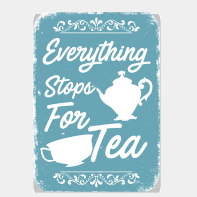 Everything Stops for Tea Blue  Thumbnail