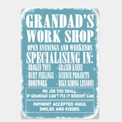 Grandad's Workshop Blue  Thumbnail