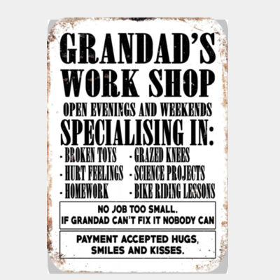 Grandad's Workshop White  Thumbnail