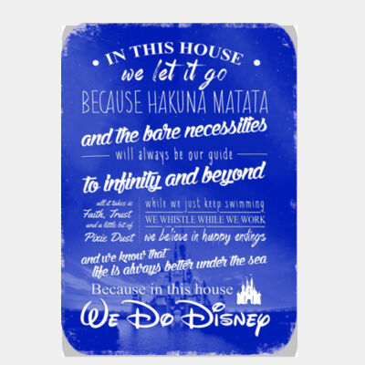 In This House... We Do Disney Blue  Thumbnail