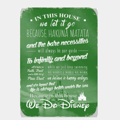 In This House... We Do Disney Green Thumbnail