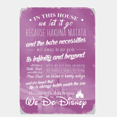 In This House... We Do Disney Light Purple  Thumbnail