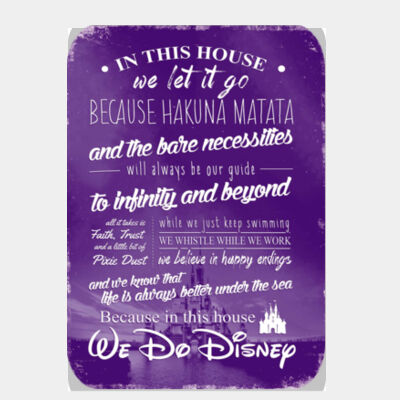 In This House... We Do Disney Dark Purple Thumbnail