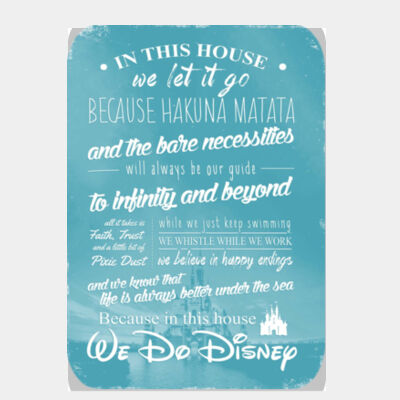 In This House... We Do Disney Light Blue  Thumbnail