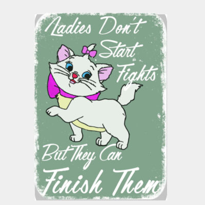 Ladies Don't Start Fights Green... Thumbnail