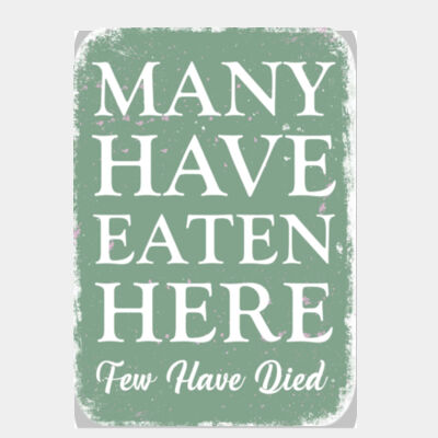 Many Have Eaten Here Green  Thumbnail