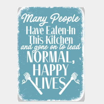 Many Have Eaten In This Kitchen Blue  Thumbnail