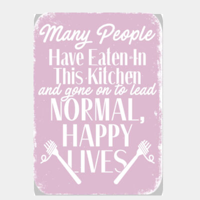 Many Have Eaten In This Kitchen Pink  Thumbnail