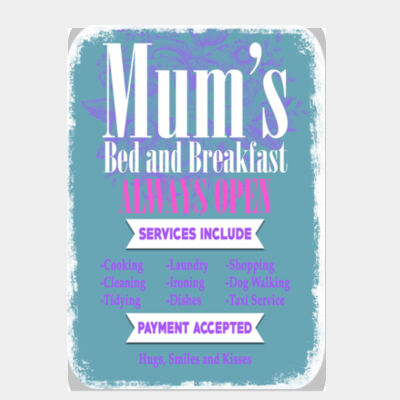 Mum's Bed and Breakfast Blue  Thumbnail