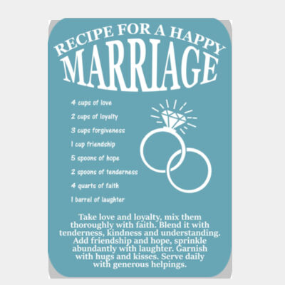 Recipe for a Happy Marriage V1 Blue  Thumbnail