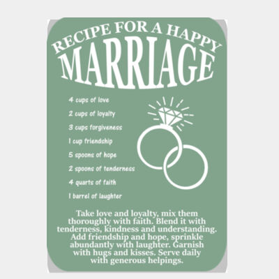 Recipe for a Happy Marriage V1 Green Thumbnail