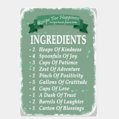 Recipe for a Happiness V3 Green  Thumbnail