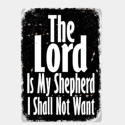 The Lord is My Shepard Black  Thumbnail