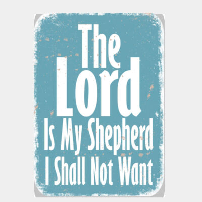 The Lord is My Shepard Blue  Thumbnail