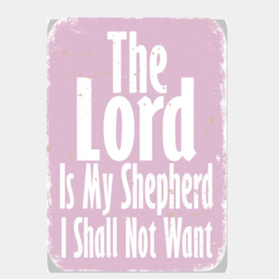 The Lord is My Shepard Pink  Thumbnail