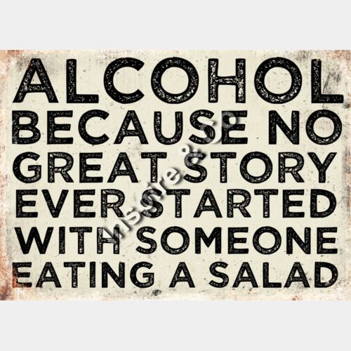 Alcohol great story salad - White Thumbnail