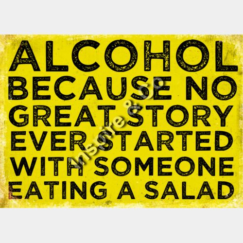 Alcohol great story salad - yellow Thumbnail