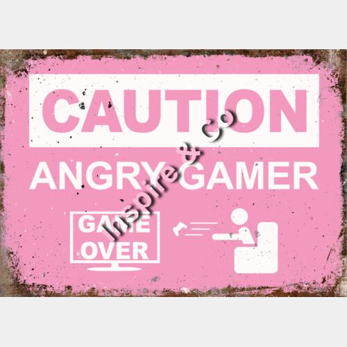 angry gamer pink Thumbnail