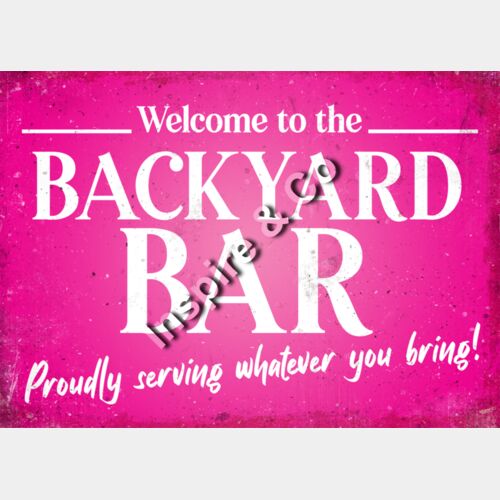 backyard bar - pink Thumbnail
