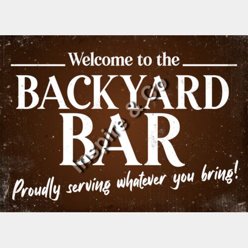 backyard bar - brown Thumbnail
