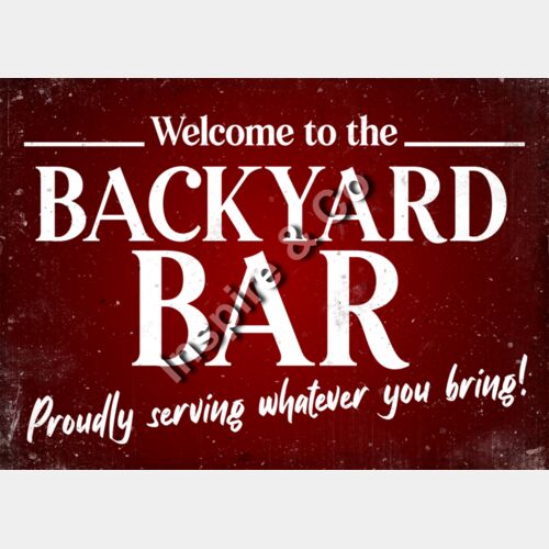 backyard bar - red Thumbnail
