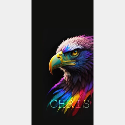 PHONE PERSONALISED EAGLE PAINT SPLASH TEMPLATE Thumbnail