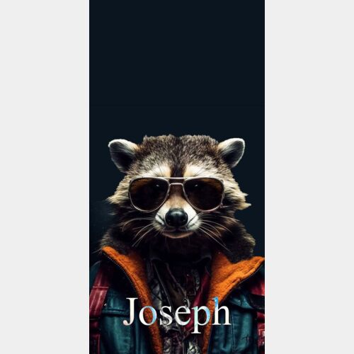 PERSONALISED PHONE SUNGLASSES RACOON TEMPLATE Thumbnail