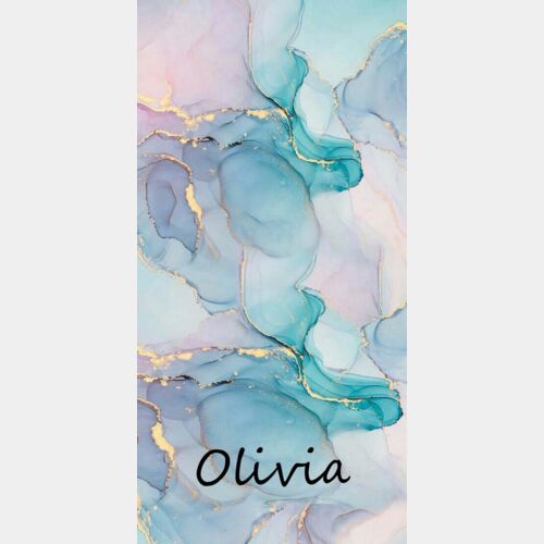 PHONE PERSONALISED BABY BLUE MARBLE TEMPLATE Thumbnail