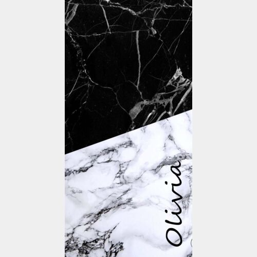 PHONE PERSONALISED HALF N HALF MARBLE TEMPLATE Thumbnail