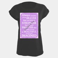 Women's extended shoulder tee Thumbnail