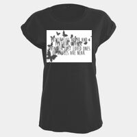 Women's extended shoulder tee Thumbnail