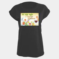 Women's extended shoulder tee Thumbnail